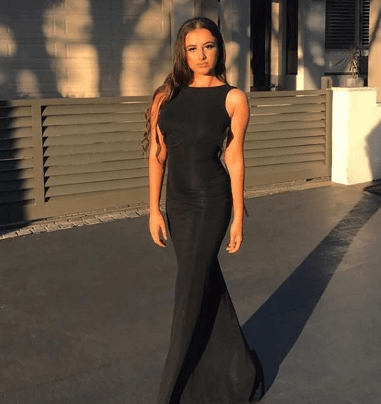 Amy Taylor Sommerfields Gown Black Size 8 for rent on The Volte - main image