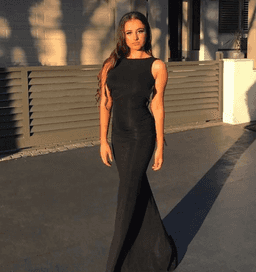 Amy Taylor Sommerfields Gown Black Size 8 for rent on The Volte - image 1