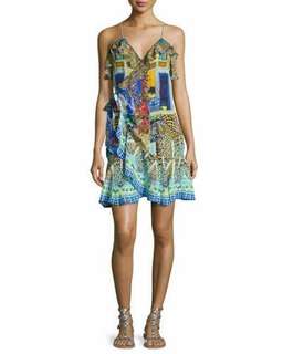 CAMILLA Frill Wrap Dress Size XS for rent on The Volte - image 1