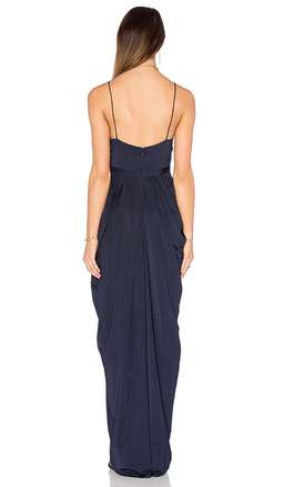 Elle Zeitoune Susanna Maxi Dress Navy Size 8 for rent on The Volte - image 2