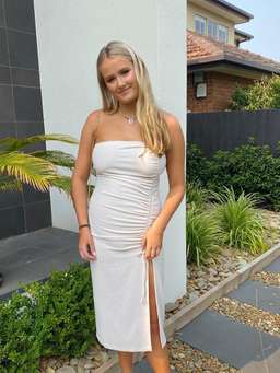 Sofie strapless dress