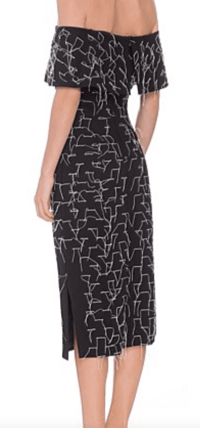 C/Meo Collective Phase 2 Black & White Phase 2 Dress for rent on The Volte - main image