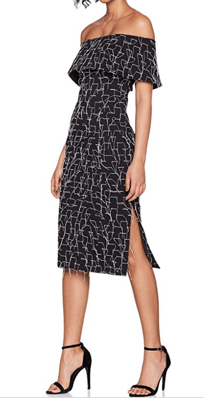 C/Meo Collective Phase 2 Black & White Phase 2 Dress for rent on The Volte - main image