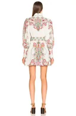 Zimmermann Ninety Six Shirt Dress Lennon Paisley Size 8 for rent on The Volte - image 2