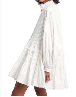 Aje Run Free Smock Dress White Size 8 for rent on The Volte - image 3