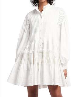 Aje Run Free Smock Dress White Size 8 for rent on The Volte - image 2