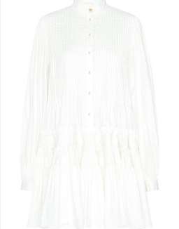 Aje Run Free Smock Dress White Size 8 for rent on The Volte - image 4