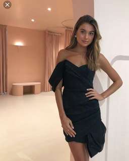 Acler Tomsey Dress Black Size 12 for rent on The Volte - image 4