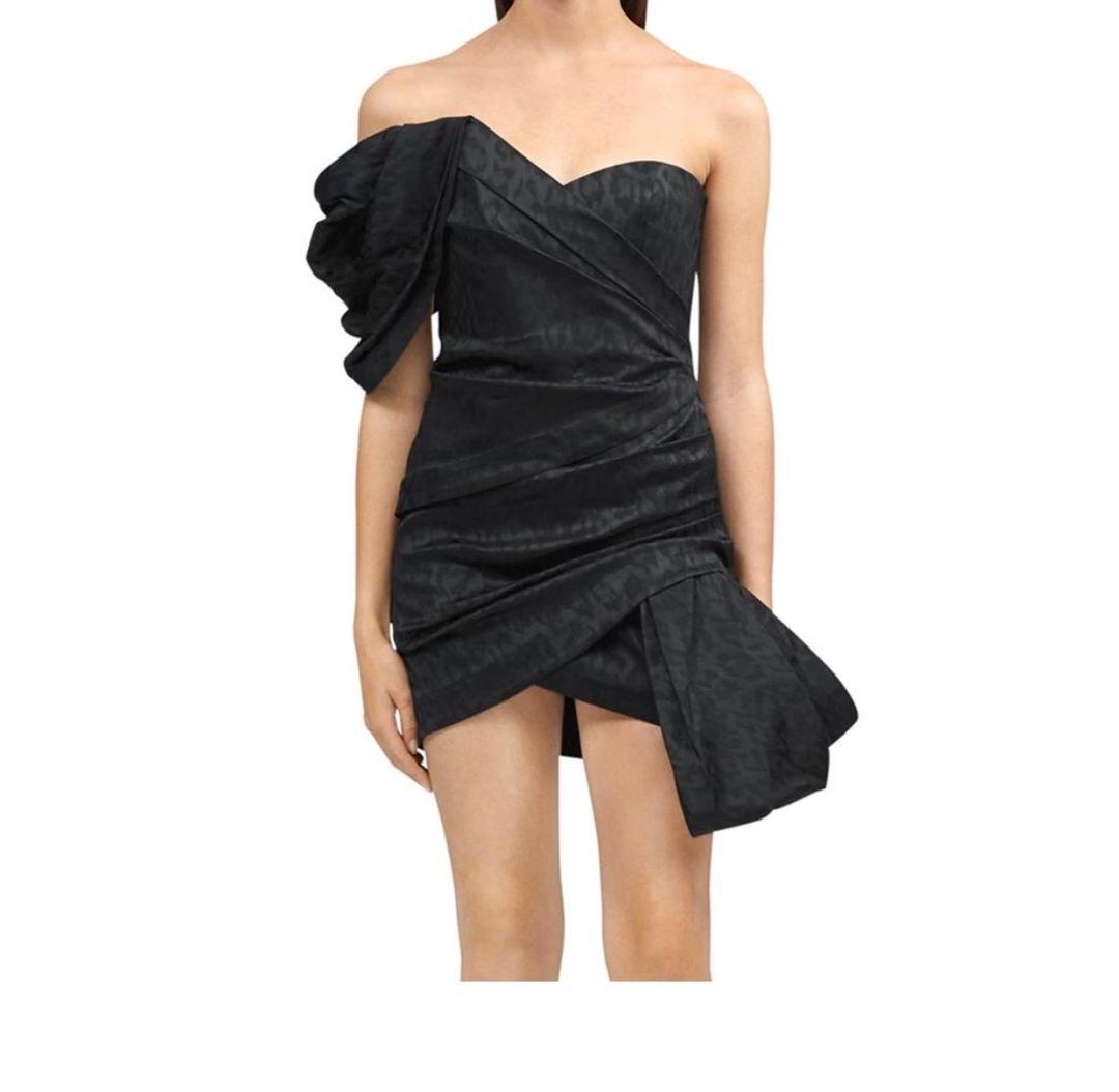 Acler Tomsey Dress Black Size 12 for rent on The Volte - main image