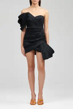 Acler Tomsey Dress Black Size 12 for rent on The Volte - image 1