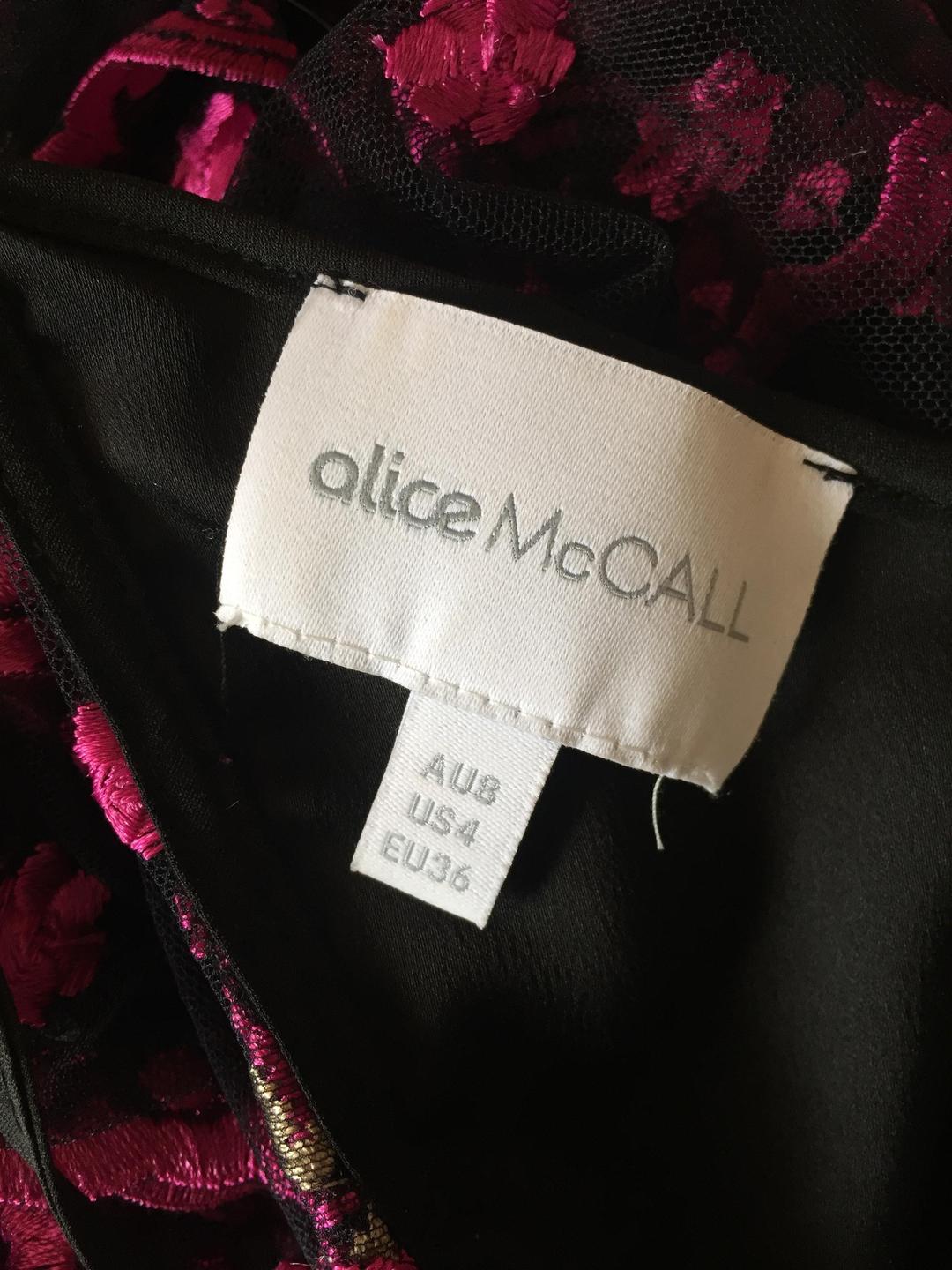 Alice McCall A Girl Like You Playsuit Black Pink Size 8 for rent on The Volte - main image