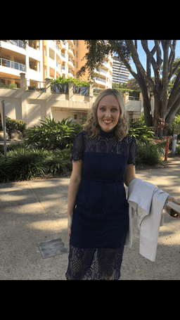 Mossman Making the Connection Dress Navy size 12 for rent on The Volte - image 2