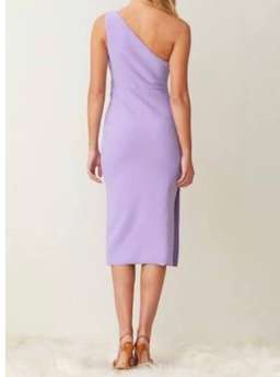 Bec & Bridge Gemma Asym Midi Dress Purple Size 8