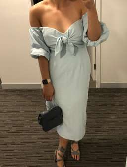 Billy J Boutique Blue Dress Size 12 for rent on The Volte - image 2