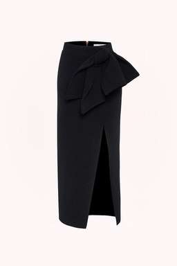 By Johnny Betina Bow Split Skirt black Size 12 for rent on The Volte - image 3