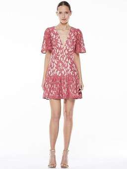 Talulah Immediacy Mini Dress Pink Size 10 for rent on The Volte - image 2