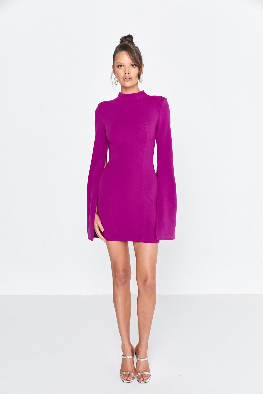 Mossman The Sense Of Mystery Dress Magenta Size 14 for rent on The Volte - main image