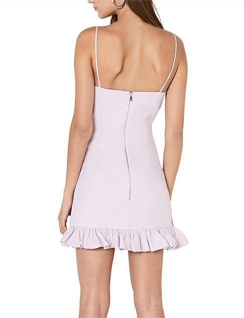 By Johnny April Frill Mini Dress Lilac size 8 - Image 2