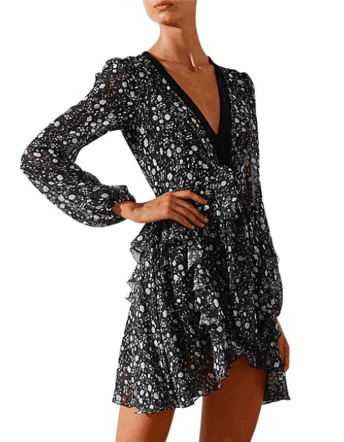 Jarrett Tie Front Mini Dress - Image 2