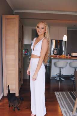 Amy Taylor White Two Piece for rent on The Volte - image 2