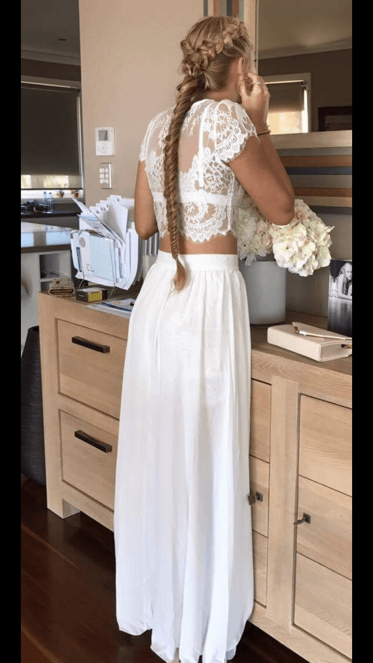 White Lace Set for rent on The Volte - main image