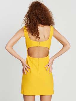 Finders keepers Nadia Mini Dress Yellow Size 14