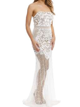 Grace & Hart Adele Gown White Size 10 for rent on The Volte - image 2