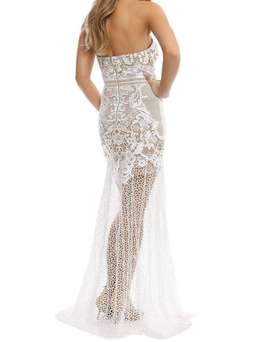 Grace & Hart Adele Gown White Size 10 for rent on The Volte - image 3