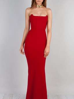 Zachary The Label Elvira Gown Red size 8 for rent on The Volte - image 1