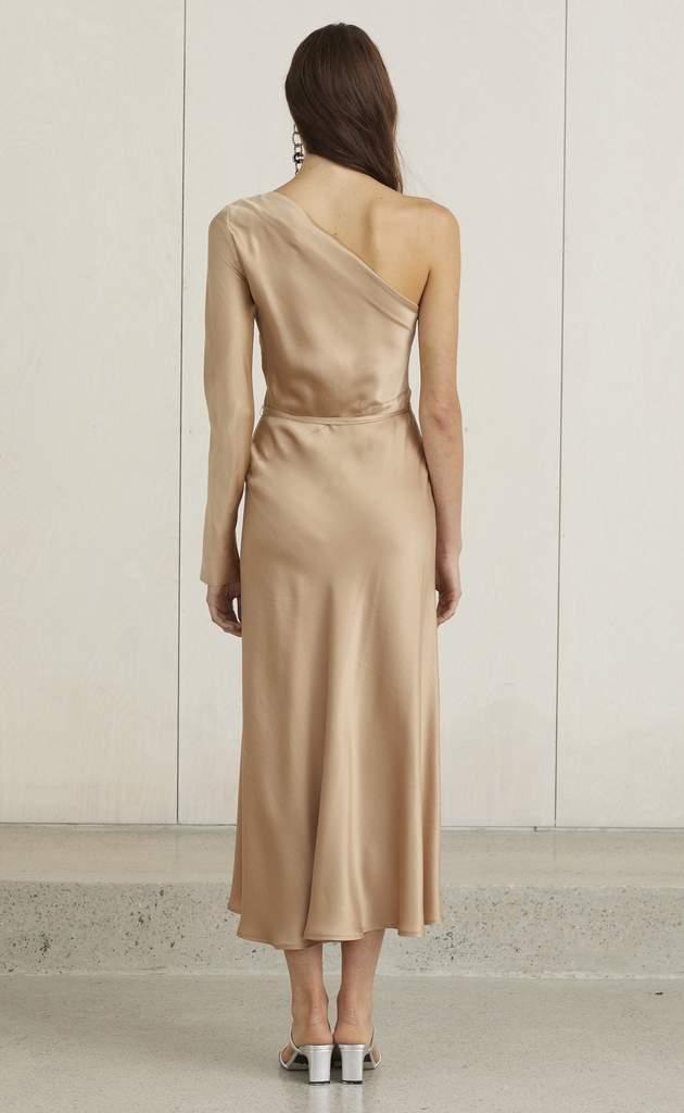 Bec and Bridge classic one shoulder dress size 8 for rent on The Volte - main image