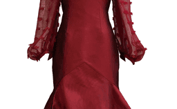 Nicola Finetti Rosalie Red Dress red size 8 for rent on The Volte - image 4