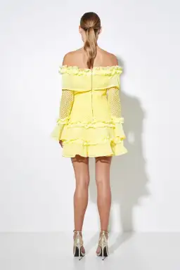 Mossman The Mood Swing Dress Yellow Size 6 for rent on The Volte - image 3