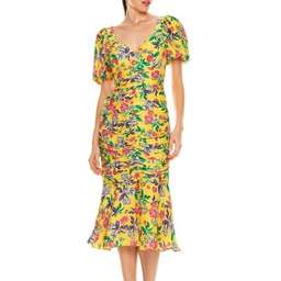 La Maison Talulah Finch Midi Frock yellow size 8 for rent on The Volte - image 3