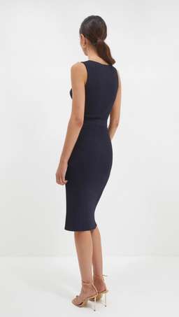 SABA Victoria Navy Knit Dress size 8