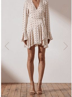 Shona Joy O'Dell Wrap Mini Dress Size 10