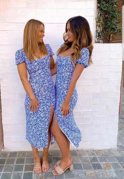 Kookai Iris Midi Dress Print Size 34 for rent on The Volte - image 4