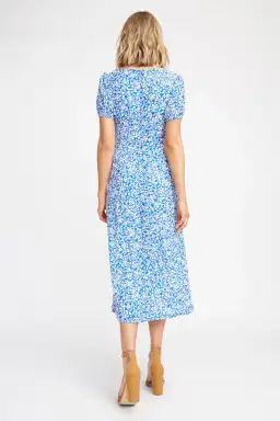 Kookai Iris Midi Dress Print Size 34 for rent on The Volte - image 2