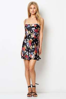Bec & Bridge Cha Cha Mini Dress Bouquet Floral Print Size 6 for rent on The Volte - image 1