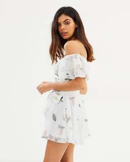 ASILIO | Botanical Crush White Romper | Size 6 | SOLD OUT for rent on The Volte - image 7