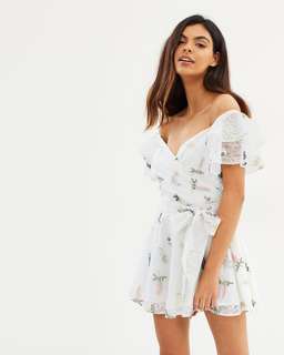 ASILIO | Botanical Crush White Romper | Size 6 | SOLD OUT for rent on The Volte - image 8