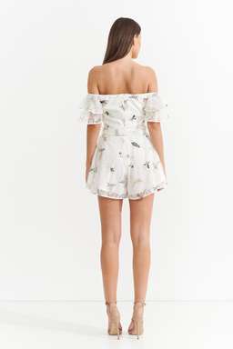 ASILIO | Botanical Crush White Romper | Size 6 | SOLD OUT for rent on The Volte - image 5