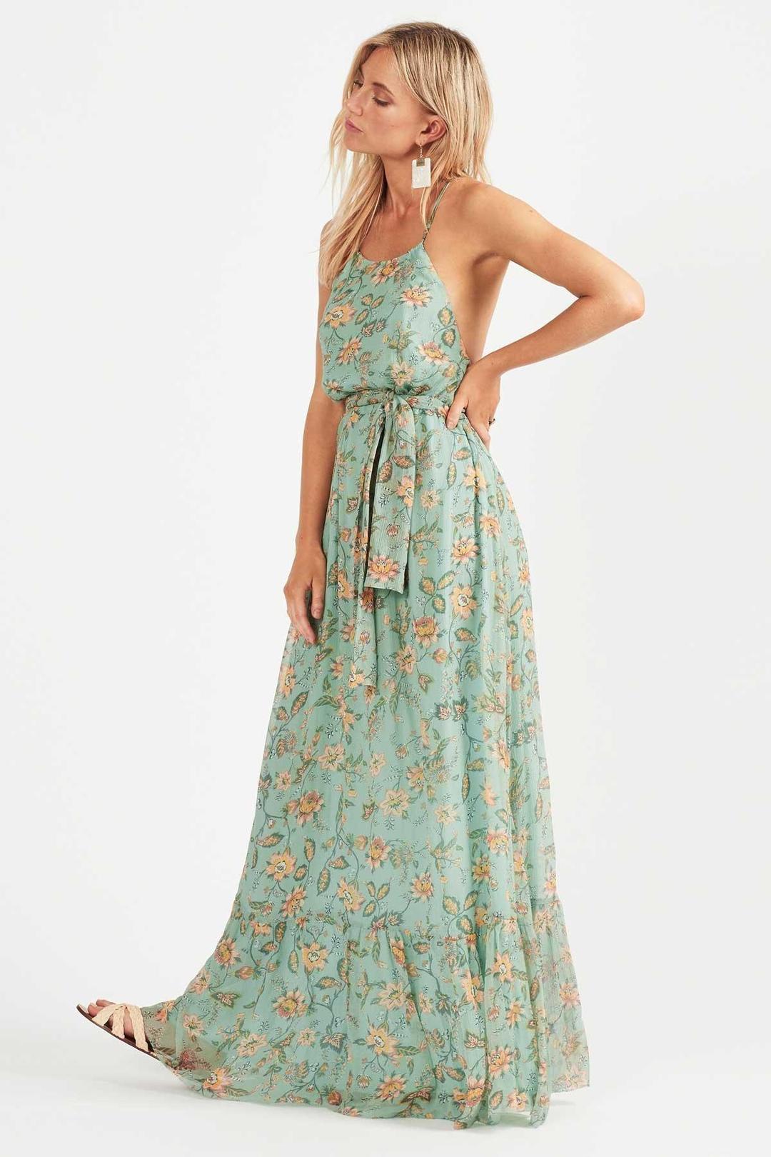 Tigerlily Persi Silk Maxi Dress for rent on The Volte - main image