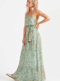 Tigerlily Persi Silk Maxi Dress for rent on The Volte - image 5