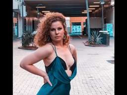 Lexi Zarni Dress - Cerulean Blue for rent on The Volte - image 3