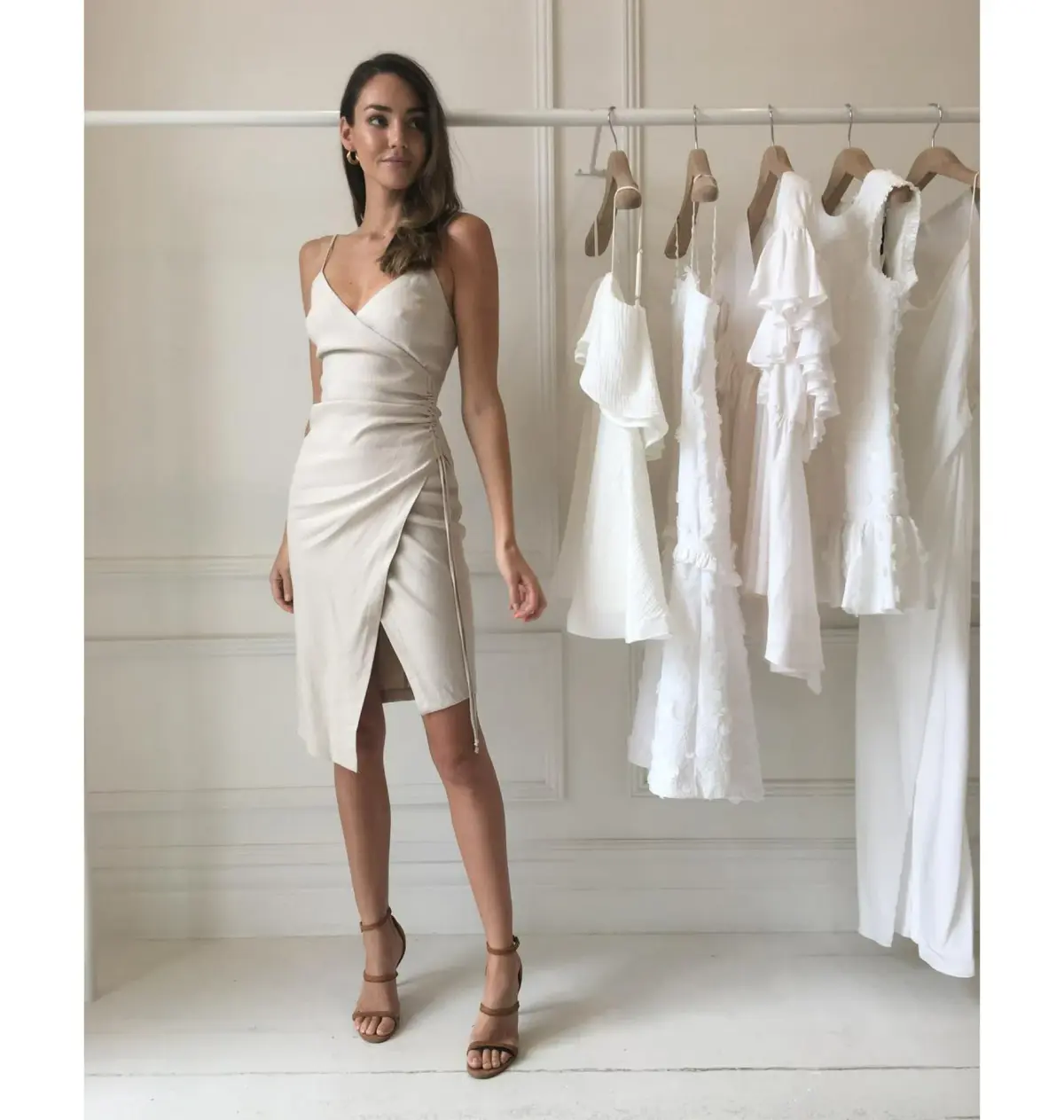 Bec & Bridge Superbe Dress in Sand Size AU 10 - Image 1