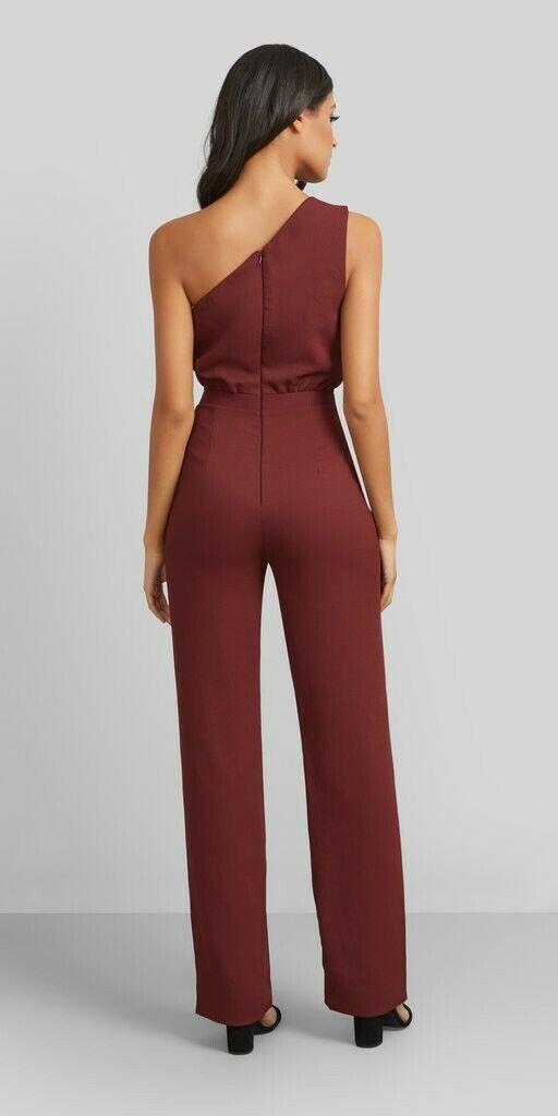 Kookai Aria Jumpsuit Plum Size 6 for rent on The Volte - main image