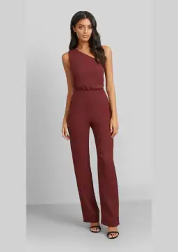 Kookai Aria Jumpsuit Plum Size 6 for rent on The Volte - image 1