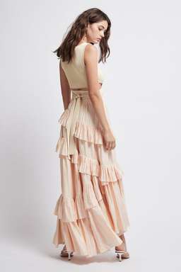 Aje Armeria Waterfall Skirt Size M/Au 8 for rent on The Volte - image 4