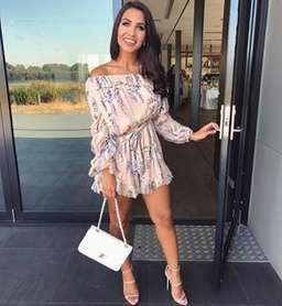 Zimmermann Folly Whimsy Playsuit Blush Nude Floral Size 0 / AU 8 for rent on The Volte - image 2