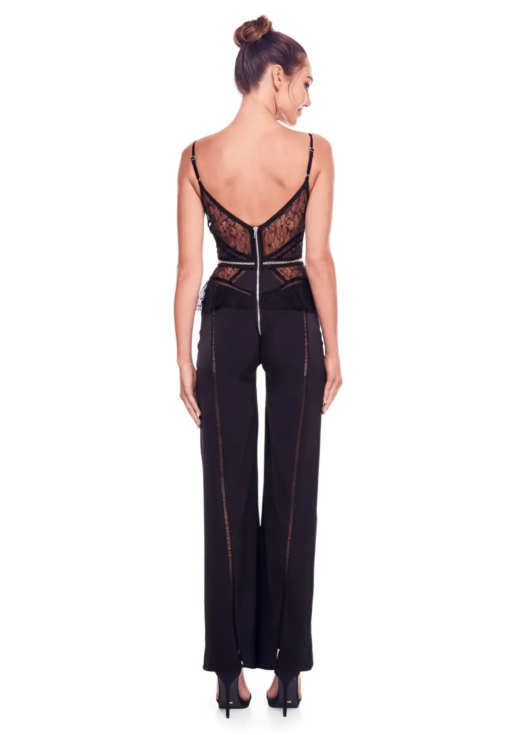 Eliya the Label Capri Pantsuit Black Size 6 for rent on The Volte - main image